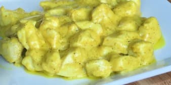 köri soslu tavuk